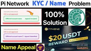 How to change pi account name | pi account name change karny ka tareeqa | how to recieve athene 20 $