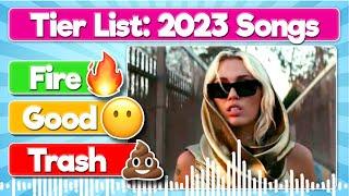 2023 Songs Tier List Challenge | Rank the Top Songs