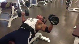 Dumbbell fly/press