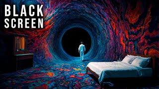 Land In A Parallel Reality While You Sleep | Binaural Beats Sleep Music | Black Screen Trance