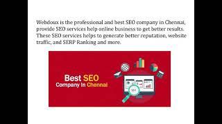 Professional and Best SEO Company in Chennai