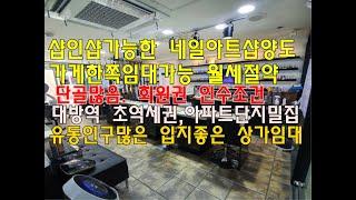 [번호 424549] 서울 동작구 대방동 네일샵양도 상가임대 점포월세 네일아트가게 샵인샵가능 대방역 초역세권 대규모아파트단지 밀집지 유동인구고정인구 단골많고 입지좋음 부동산직거래