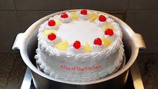 Pineapple Cake Recipe - Cake Recipe - No Oven Cake Recipe by Aliza In The Kitchen