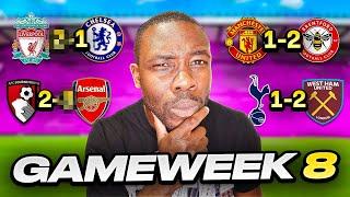 Predicting GameWeek 8 of the Premier League!