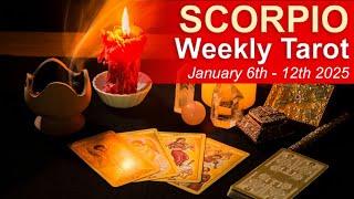 SCORPIO WEEKLY TAROT READING "A BIG MEETING & A TURNING OF THE TIDE" January 6th-12th 2025 #tarot