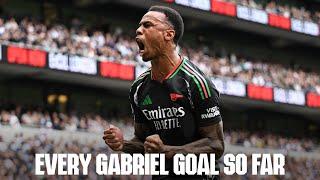 EVERY GOAL | All of Gabriel Magalhães goals for The Arsenal so far!