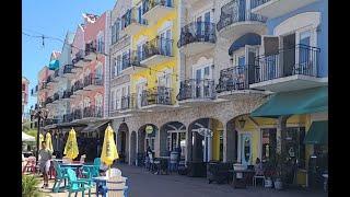 European Village at Palm Coast. With restaurants and a farmers market on weekends.