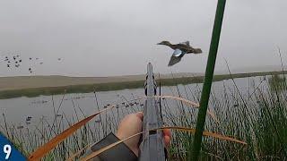 Duck Hunting in a RAINSTORM! (Limited Out) | 28 Gauge Duck Hunting