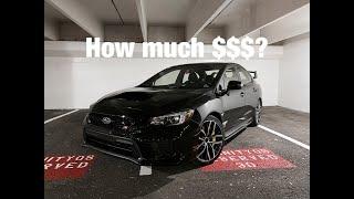 How much I paid for my 2020 Subaru STI