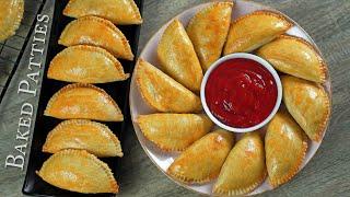 Baked Patties | Ramadan Iftar Recipe | Chicken Half Moon Pies