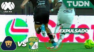 ¡TERRIBLE ENTRADA Y Alan Medina SE VA EXPULSADO! | Pumas vs León | CL2024 - Liga Mx J15 | TUDN