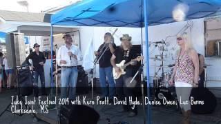 Juke Joint Festival - Kern Pratt, David Hyde, Denise Owen, Luc Borms - Clarksdale, MS