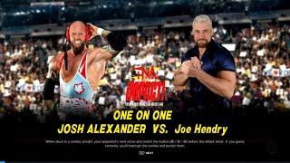 TNA Victory Road 2024 Joe Hendry vs Josh Alexander