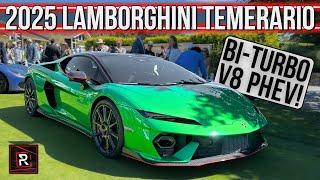 The 2025 Lamborghini Temerario Is A Fearless Huracan Successor With Big Power Upgrades