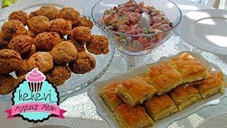 Pratik Çay Saati Menüm Bayatlamayan Süpriz Kurabiye+El Açması Börek+Salata 1 buçuk saatte hazır!