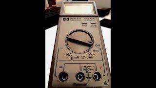 Hewlett Packard E2373A Vintage Multimeter Restoration/Repair