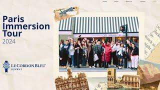 Le Cordon Bleu Malaysia - Paris Immersion Tour 2024