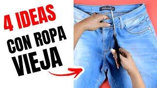 ¡RECICLA TU ROPA VIEJA! 4 IDEAS PARA APROVECHAR RETAZOS DE ROPA VIEJA   SHOW DE MANUALIDADES