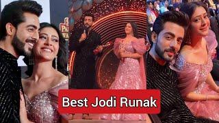 Jhanak Serial: Hiba Nawab and Krushal Ahuja Win Best Jodi Award At Star Parivaar Awards