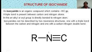 Cyanides and Isocyanides