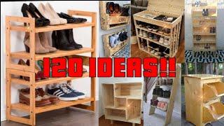 120 Ideas de madera Zapateros que puedes hacer para vender y Generar Ingresos 