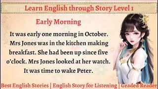 Learn English through Story - Level 1|| Best English Story for Listening || Graded Reader