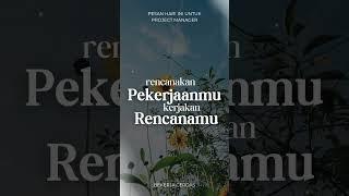 Perencanaan Seorang Project Manager