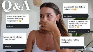 Ehrliches Q&A // das erste Mal alleine Leben, zu früh am daten, Verhütung, Umzug, Life Update