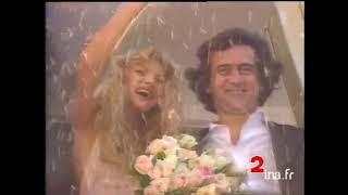 Arielle Dombasle & Bernard-Henri Lévy - JT France 2 : mariage (20 juin 1993)