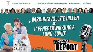 „Wirkungsvollste Hilfen bei I*pfnebenwirkung und Long-Covid“ | 28.06.2024