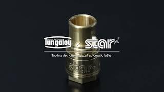 Tooling demonstration of automatic lathe - Tungaloy x  Star Micronics