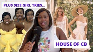 plus size girl tries... House of CB