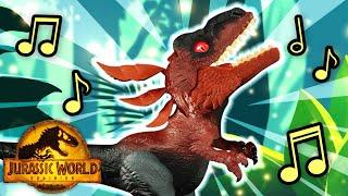 Jurassic World Official Music Video  | UNCAGED ULTIMATE PYRORAPTOR | Mattel Action!