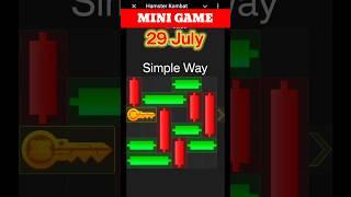 Hamster Kombat Mini Game Today 29 July Unlock Key | 29 July Mini Game Hamster Kombat| #hamsterkombat