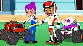 Unstable Blaze Family! : Baby Blaze is Really Bad? - Blaze and the Monster Machines Animation