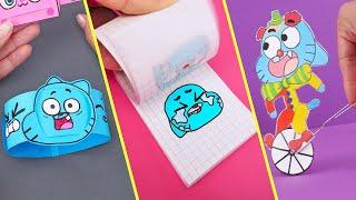 FUNNY CAT DIYs with GUMBALL| Amazing World of Gumball 