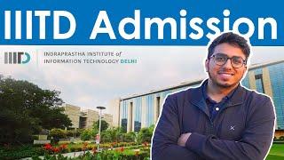 IIITD Complete Admission Process | with gate and without gate Both #mtech #iiitd #gate2023