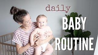 DAILY BABY ROUTINE // BABY MORNING AND NIGHT ROUTINE // SLEEP SCHEDULE + WHAT MY BABY EATS IN A DAYS