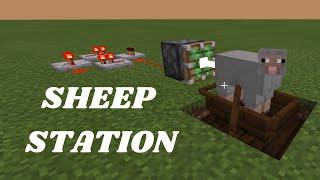 Minecraft Tutorial - Sheep Station