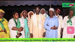 CARITAS NGUEKOKH: sensibilisation gestion des déchets quartier Ndolor 28-05-24