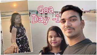 Goa Day 2022 || Day 1|| Indore To Goa || First Flight️ || Calangute Beach️ || Arun Dholiya