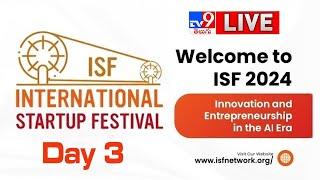 LIVE : ISF 2024 - Day 03, Morning Session | ISF Talks, HealthTech Roundtable & SET Roundtable - TV9