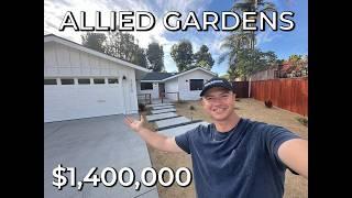 UNCUT Home Tour: Brand New $1.4M Listing in Allied Gardens, San Diego