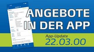 ANGEBOTE in der APP! – App-Update 22.03