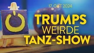 Trump sagt Rede ab und tanzt stattdessen | WALULIVE vom 17.10.2024