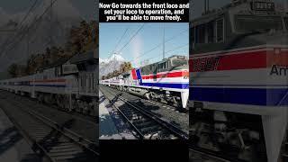 How to operate this amtrak train #trainsimworld4  #train #satisfying  #train #4k #tsw4 #railroad