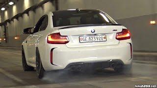 BEST of German Car Sounds & Burnouts in the Tunnel! - C63 AMG, BMW M4, Audi RS6 & More!