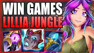 HOW TO CARRY WITH LILLIA JUNGLE ON A ROUGH START TO WIN MORE SOLO Q GAMES! - Guide League of Legends