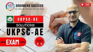 UKPSC AE Technical Paper solution | UKPSC AE  paper 2022 | CIVIL ENGINEERING | Engineers Success