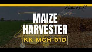 KisanKraft's KK-MCH-01D Advanced Maize Harvester!   